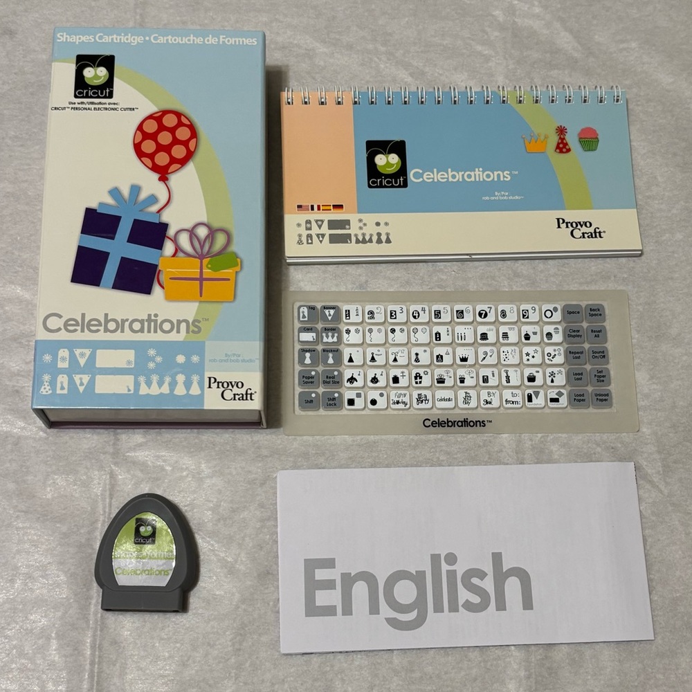 Cricut Celebrations Cartridge Set